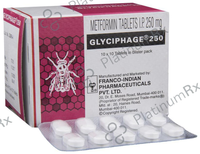 Glyciphage 250mg Tablet 10s