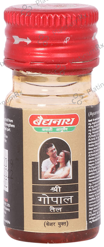 Baidyanath (Jhansi) Shri Gopal Tail (with Keshar) 10 ml