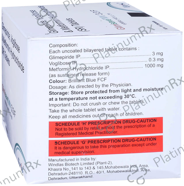 Glimisave MV Tablet SR 15s