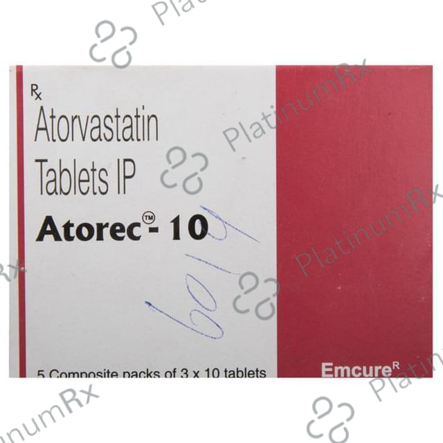 Atorec 10mg Tablet 10s