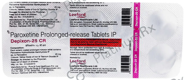 Depixon 25 CR Tablet