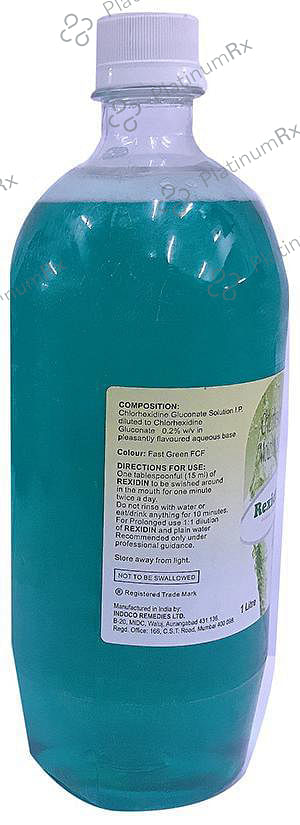 Rexidin Mouth Wash 1 Mouth Wash