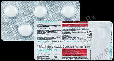 Gynaset CR 15mg Tablet 5s