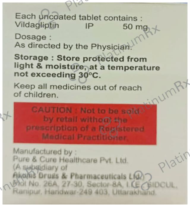 Gliptalex 50mg Tablet 15s