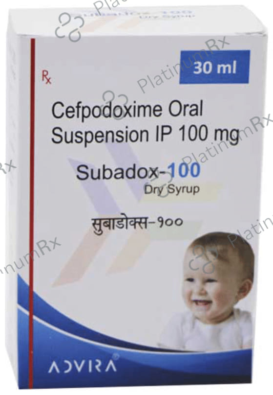 Subadox 100mg Dry Syrup 30ml