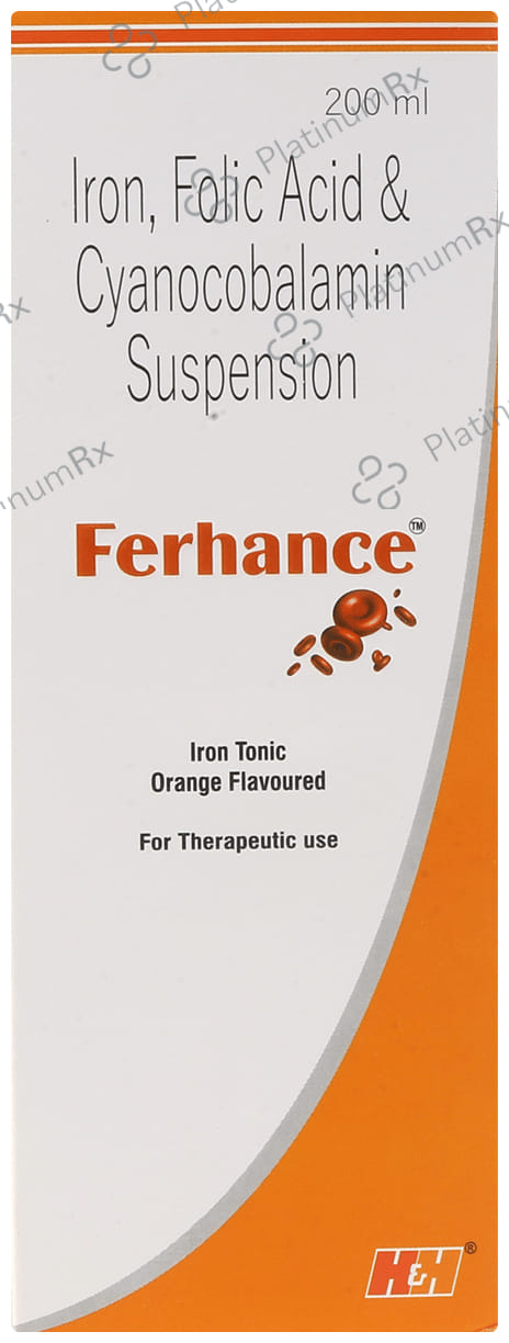 Ferhance Orange Flavour Oral Suspension 200ml