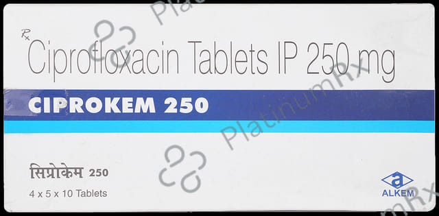 Ciprokem 250mg Tablet