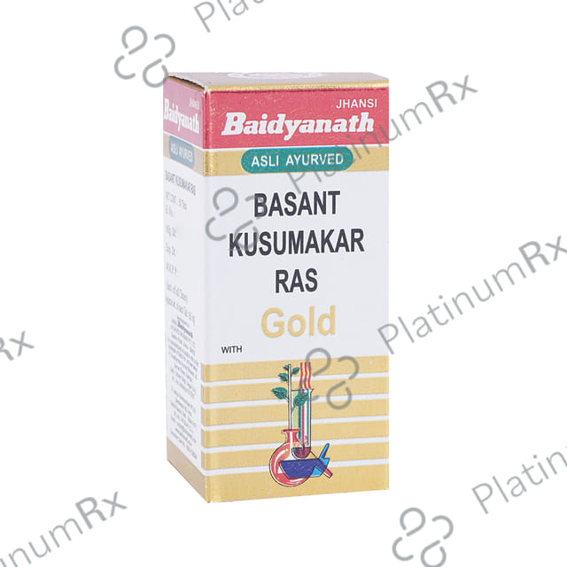 Baidyanath (Jhansi) Basant Kusumakar Ras with Gold Tablet 25 tablets