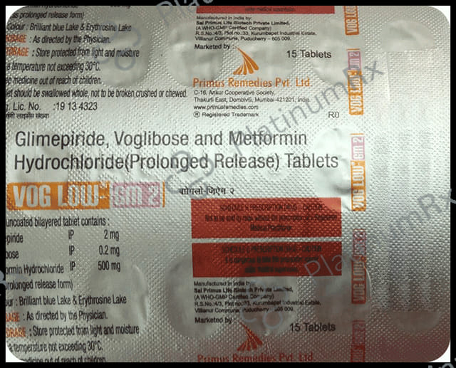 Voglow GM 2/500/0.2mg Tablet PR 15s