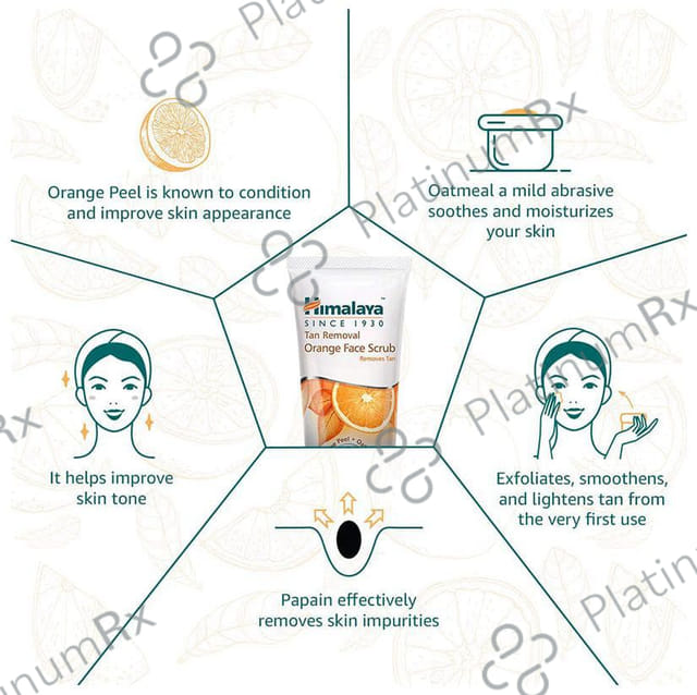 Himalaya Tan Removal Orange Face Scrub