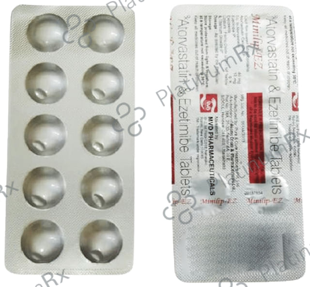 Minilip EZ 40mg/10mg Tablet