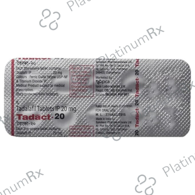 Tadact 20mg Tablet 10s