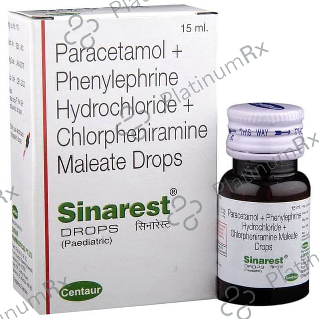 Sinarest Paediatric 1/125/2.5mg Oral Drops 15ml