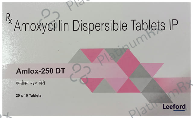 Amlox 250mg Tablet DT 10s