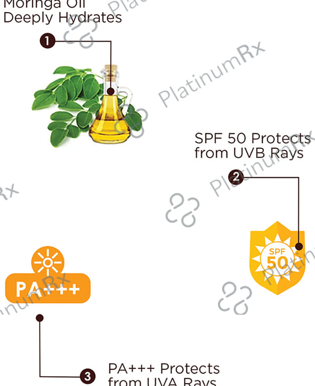 The Skin Story Sunscreen Moringa SPF 50+ Cream 100gm
