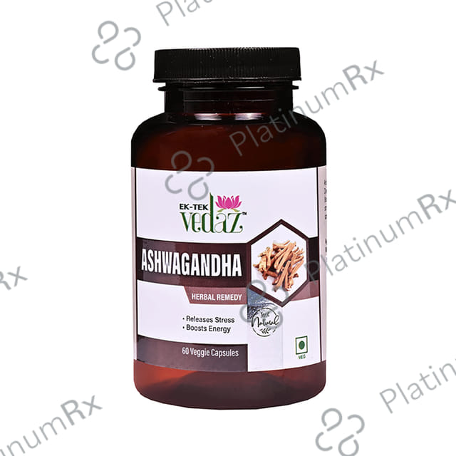 Ek-Tek Vedaz Ashwagandha Veggie Capsule