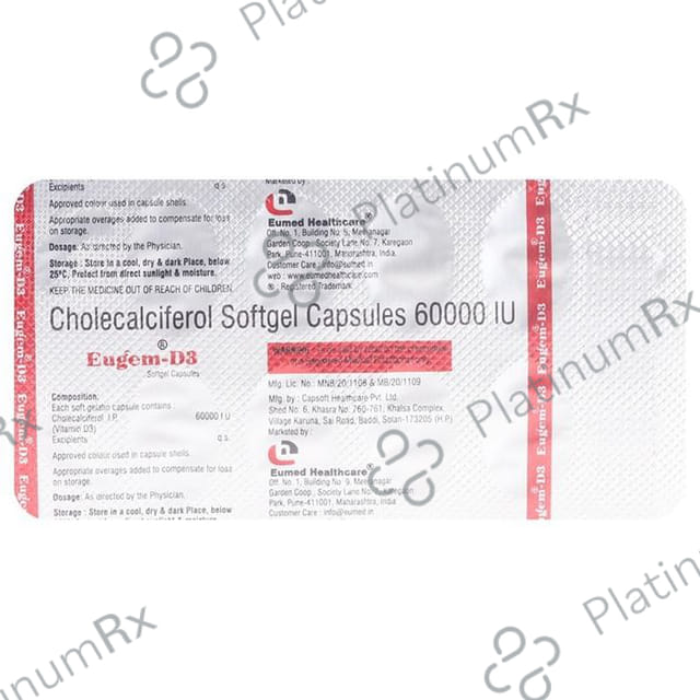 Eugem-D3 Softgel Capsule