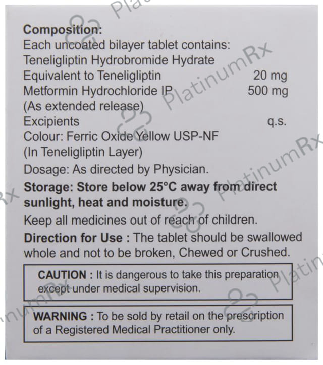Tenepan M 500/20mg Tablet ER 10s