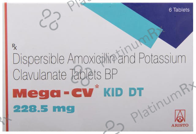 Mega CV Kid DT 200/28.5mg Tablet 6s