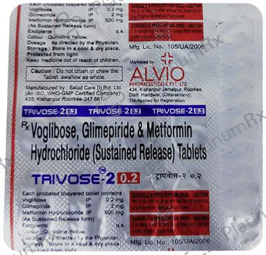 Trivose 2 0.2 Tablet SR 15 Tablet SR