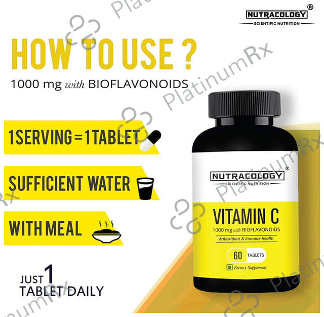 Nutracology Vitamin C 1000mg Bioflavonoids Tablet 60s