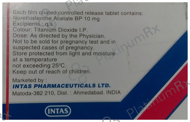 Nortas CR 10mg Tablet 10s