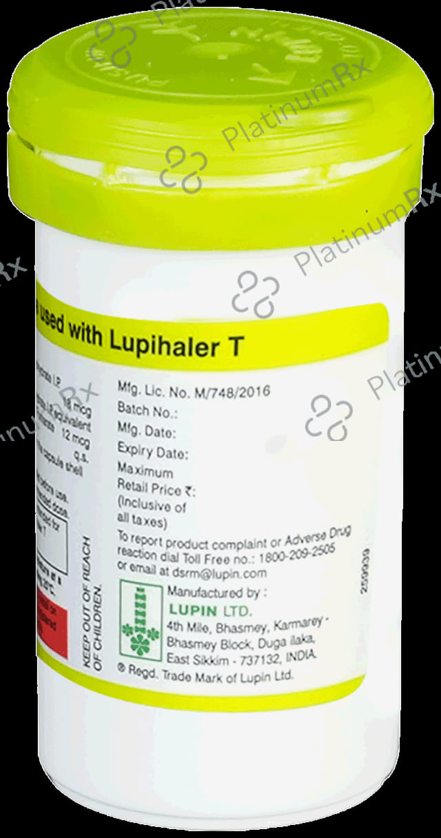 Tiomate 12/18mcg Transcaps 15s