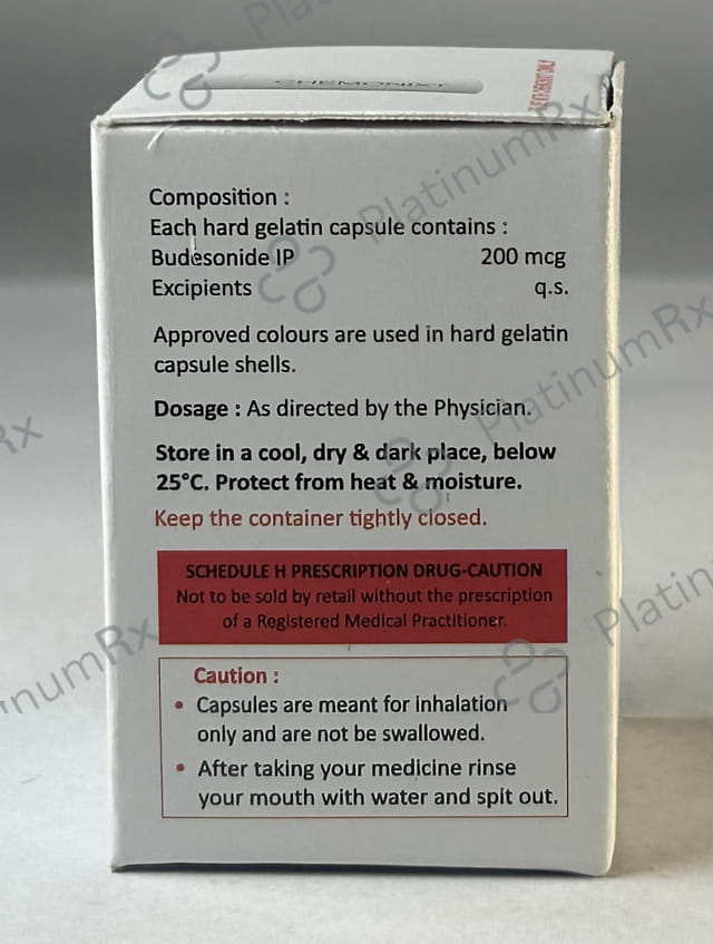 Budenixt 200mcg Capsule 30s