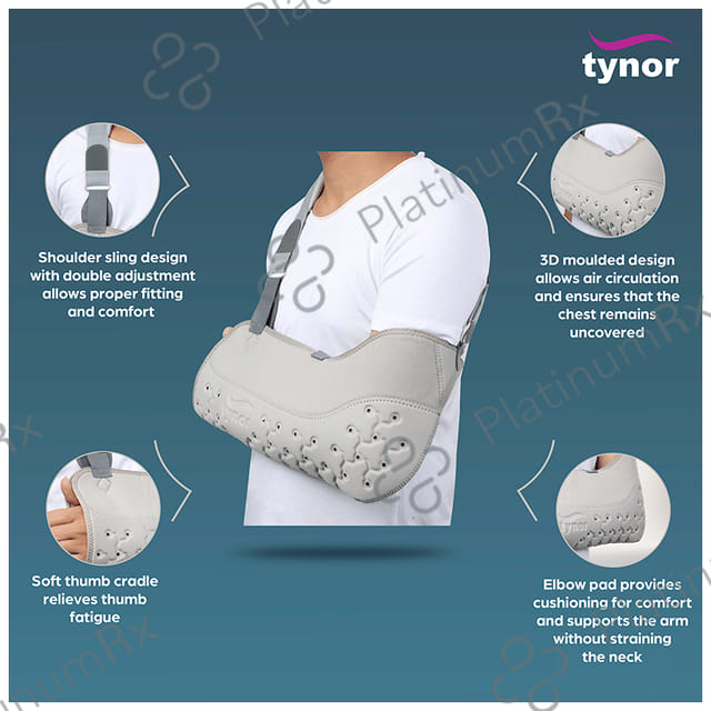 Tynor C 21 Pouch Arm Sling Urbane XL Grey