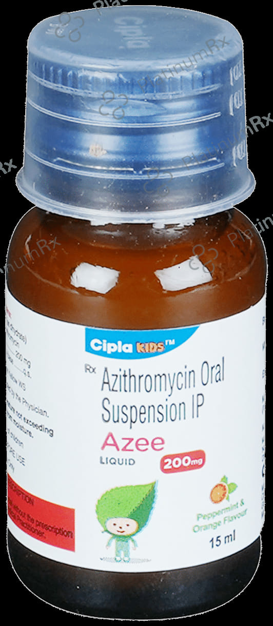 Azee 200mg Liquid Peppermint & Orange Oral Suspension 15ml
