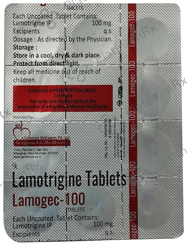 Lamogec 100mg Tablet 10s