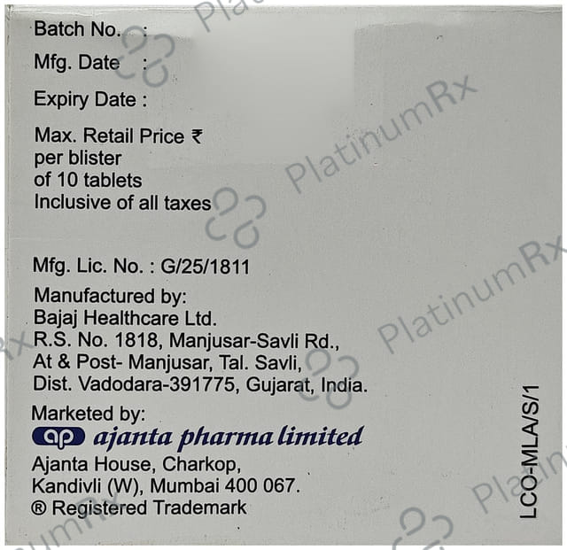 Linatin M 500/2.5mg Tablet 10s