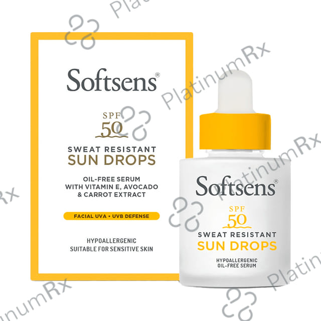 Softsens SPF50 Sweat Resistant Sun Drops Serum 20ml
