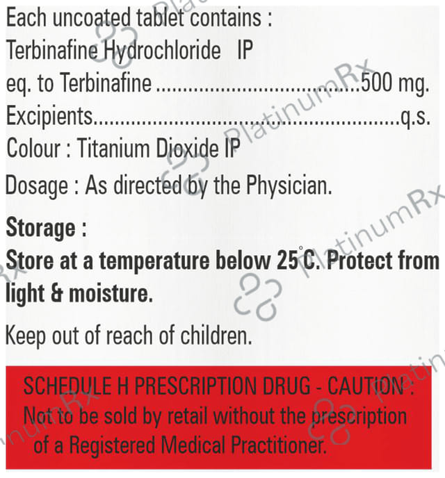Terboblick 500mg Tablet 7s