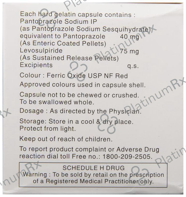 Protera L 75/40mg Capsule SR 10s