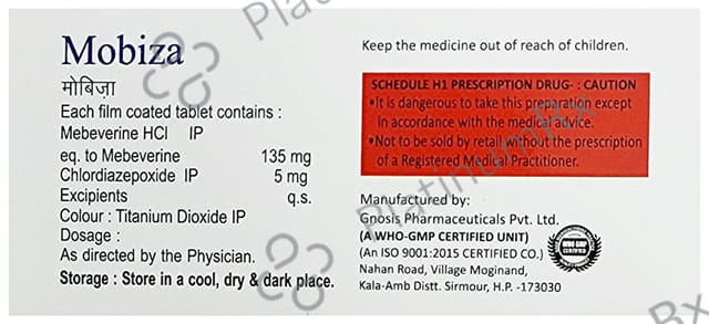 Mobiza 135mg/5mg Tablet