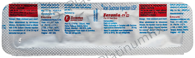 Feronia IV 100mg Injection 5ml