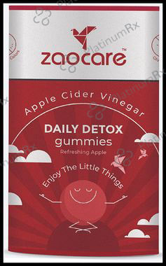 Zaocare Daily Detox Apple Cider Vinegar Gummies Refreshing Apple