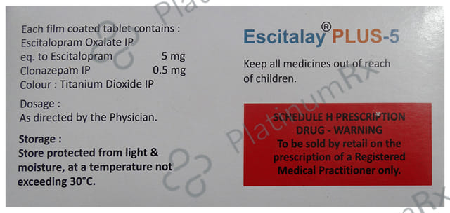 Escitalay Plus 5 Tablet