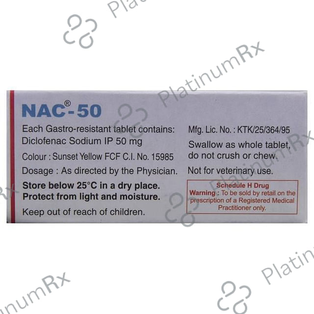 NAC 50mg Tablet 10s
