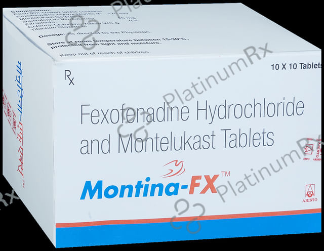 Montina FX 10/120mg Tablet 10s