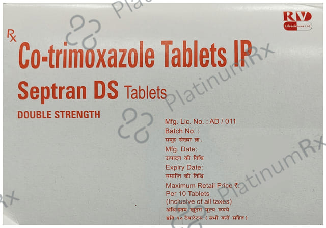 Septran DS 800/160mg Tablet 10s
