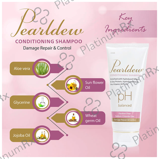 Pearldew Conditioning Shampoo (100ml Each) 3 Tubes