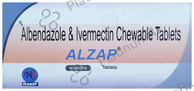 Alzap 400/12mg Chewable Tablet 10s