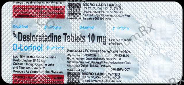 D Lorinol 10mg Tablet 10s