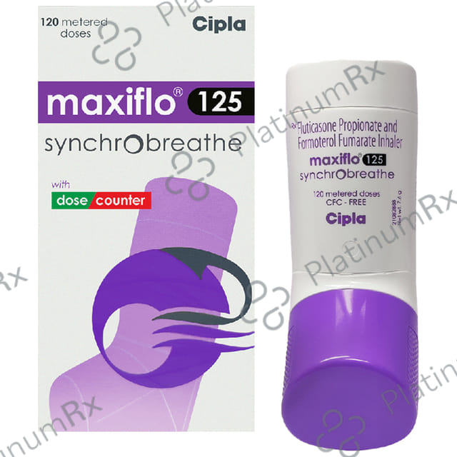 Maxiflo 125/6mcg Synchrobreathe Inhaler 120MDI