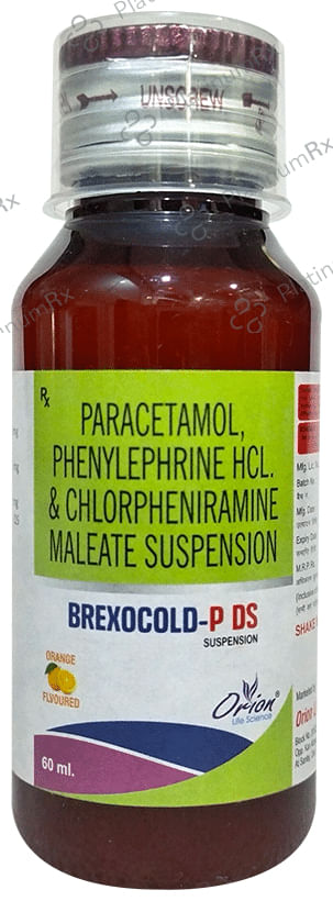 Brexocold P 2/250/5mg DS Oral Suspension Orange 60ml