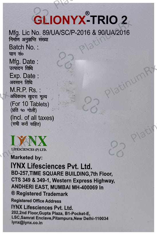 Glionyx-Trio 2 Tablet SR