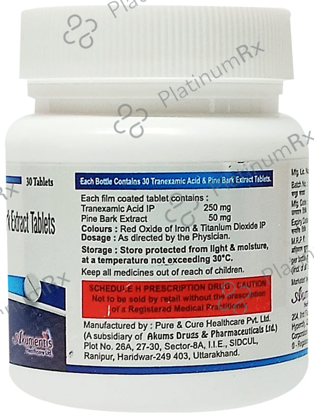 Tranesma Plus 50/250mg Tablet 30s