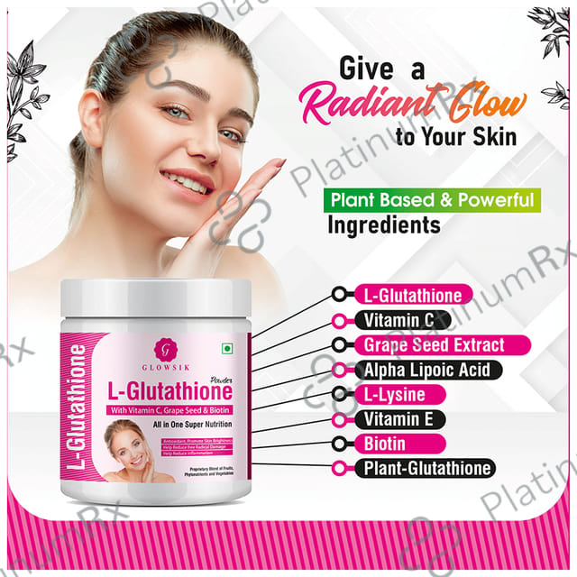 Glowsik L Glutathione Powder 300gm